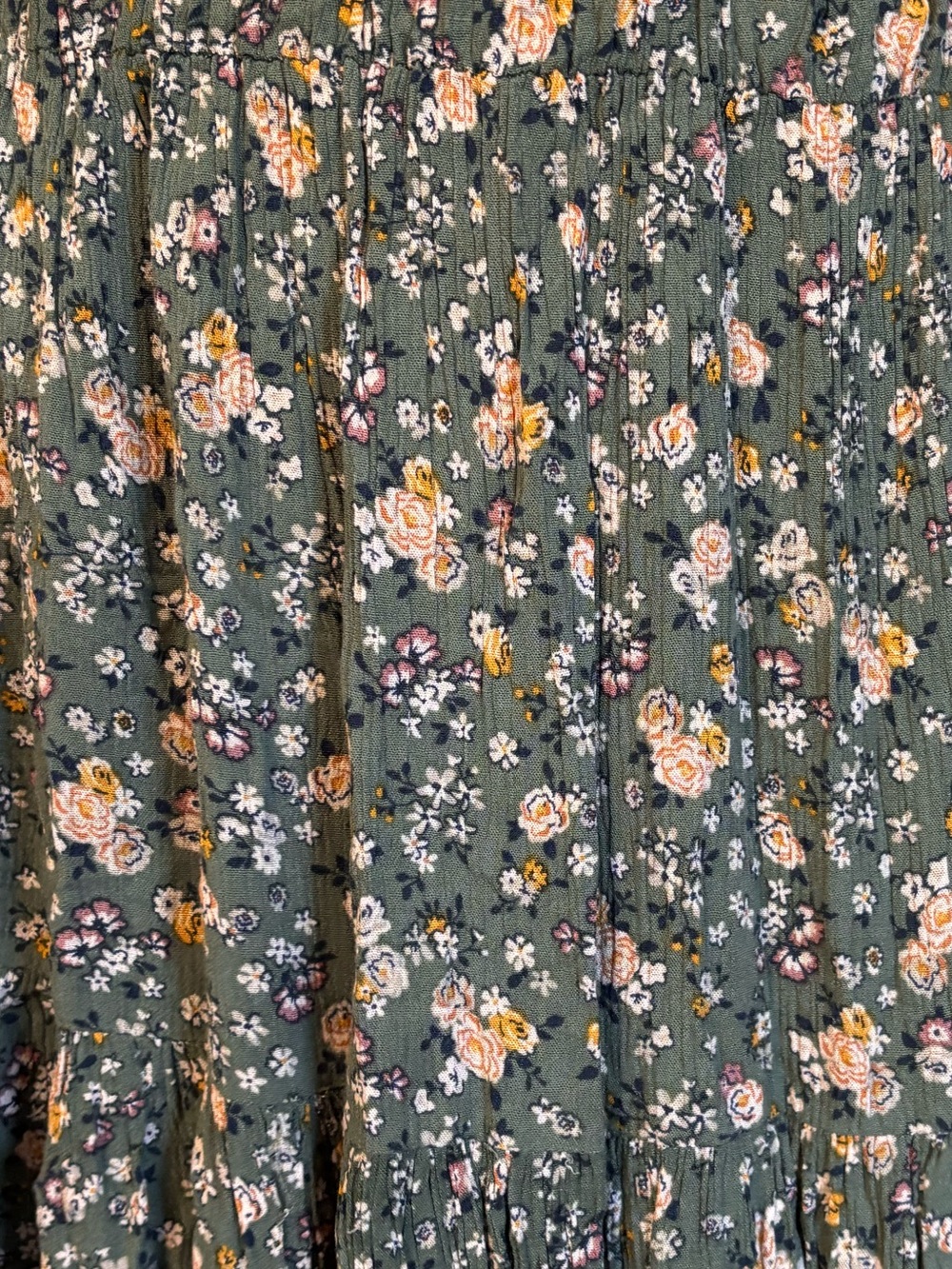 Gigio USA Floral Wrap Midi Dress Large - Picture 6 of 7